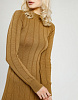 Трикотажное платье миди в цвете кэмел | Интернет-магазин Knitman